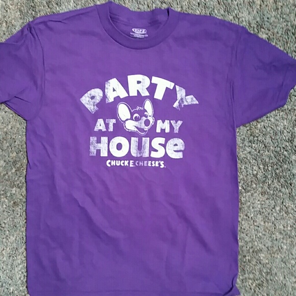 shirts tops chuck e cheeses party at my house tee poshmark